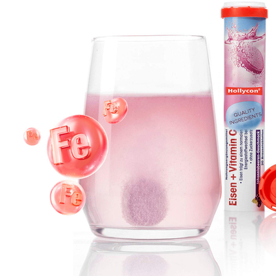 OEM Eisen- und Vitamin-C-Schwelltabletten für Eisenunterstützung