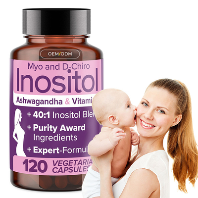 OEM Myo-Inositol und D-Chiro Inositol Ergänzung für Frauen Inositol Kapseln