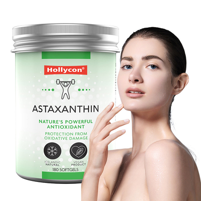 OEM isländische Astaxanthin Softgels für die Gesundheit der Haut 12 mg Astaxanthin Softgels