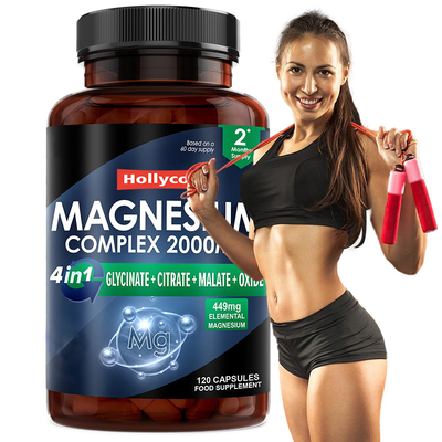 OEM-Magnesiumglycinat-Komplexkapseln für die Muskeln