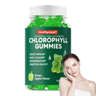 Chlorophyll-Gummis mit Spirulina, Chlorella und Zink zur Unterstützung des Immunsystems