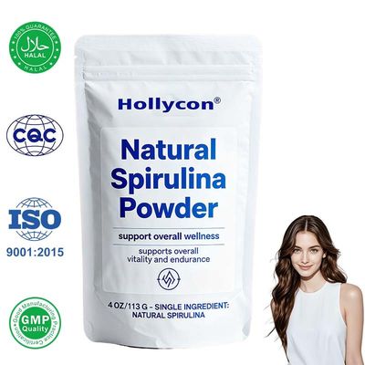 Fabrikgefertigtes Spirulina-Pulver – 4 oz (113 g), natürliches, pflanzliches Superfood, reich an Protein, Eisen und B12 für Energie, Immunität und Entgiftung, Smoothies und Säfte, vegan, gentechnikfrei, ohne Zusatzstoffe, individuelle Formel
