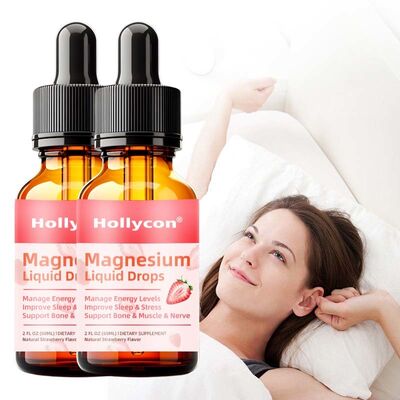 Hochpotent Magnesium-Komplex-Ergänzung zur Verbesserung des Schlafes und zur Unterstützung des Knochen- und Muskelwachstums Magnesiumflüssige Tropfen