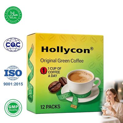 OEM ODM Premium Gewichtsverlust Stoffwechselunterstützung Flaschen Nahrungsergänzungsmittel Grünes Kaffeepulver